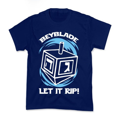 Beyblade Let It Rip Dreidel  Kid's Tee